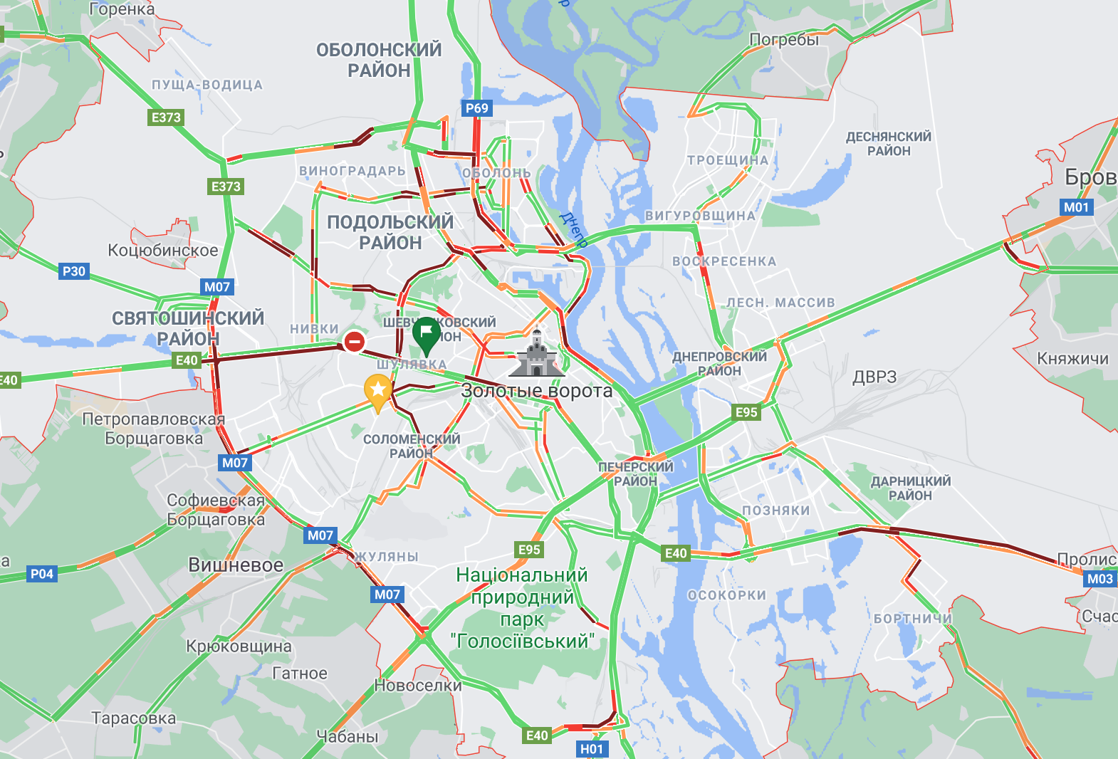 Транспортний колапс в Києві. Як організовано рух після зливи